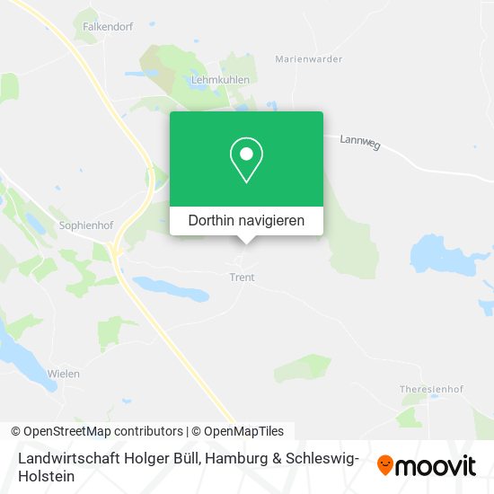 Landwirtschaft Holger Büll Karte