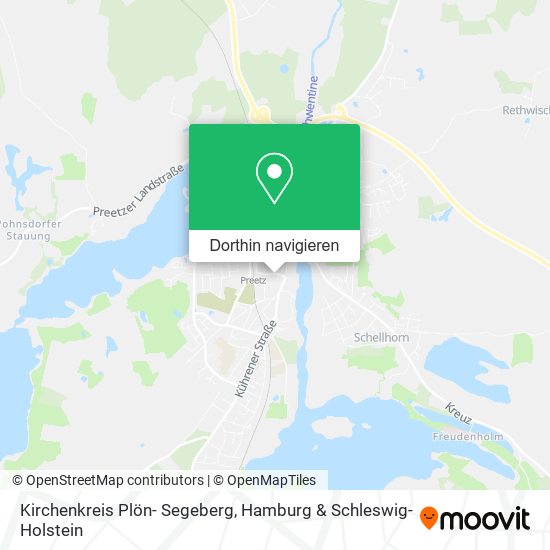 Kirchenkreis Plön- Segeberg Karte