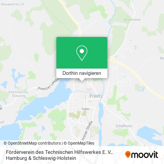 Förderverein des Technischen Hilfswerkes E. V. Karte