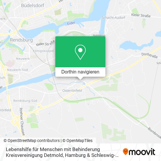 Lebenshilfe für Menschen mit Behinderung Kreisvereinigung Detmold Karte