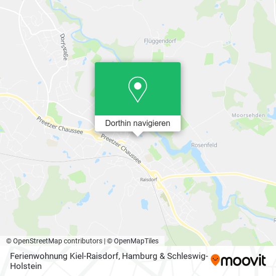 Ferienwohnung Kiel-Raisdorf Karte