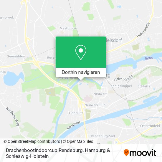Drachenbootindoorcup Rendsburg Karte