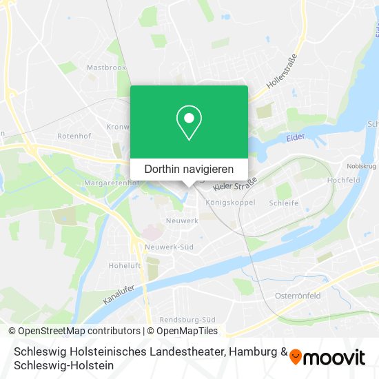 Schleswig Holsteinisches Landestheater Karte