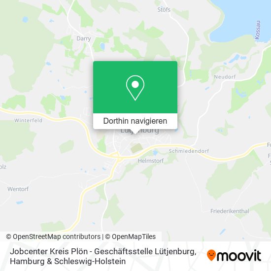 Jobcenter Kreis Plön - Geschäftsstelle Lütjenburg Karte