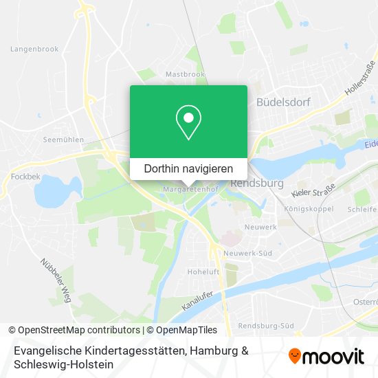 Evangelische Kindertagesstätten Karte