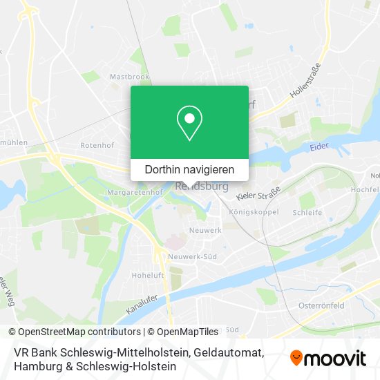 VR Bank Schleswig-Mittelholstein, Geldautomat Karte