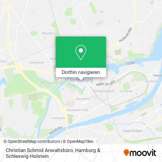 Christian Schmid Anwaltsbüro Karte
