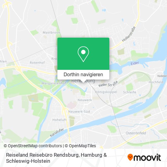 Reiseland Reisebüro Rendsburg Karte