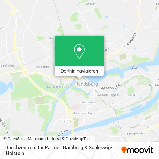 Tauchzentrum Ihr Partner Karte