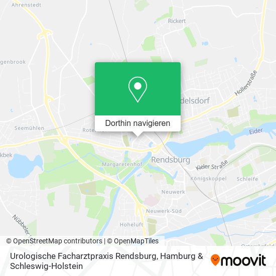 Urologische Facharztpraxis Rendsburg Karte