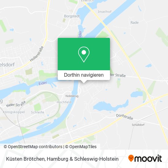 Küsten Brötchen Karte