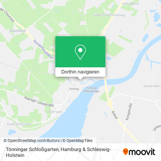 Tönninger Schloßgarten Karte