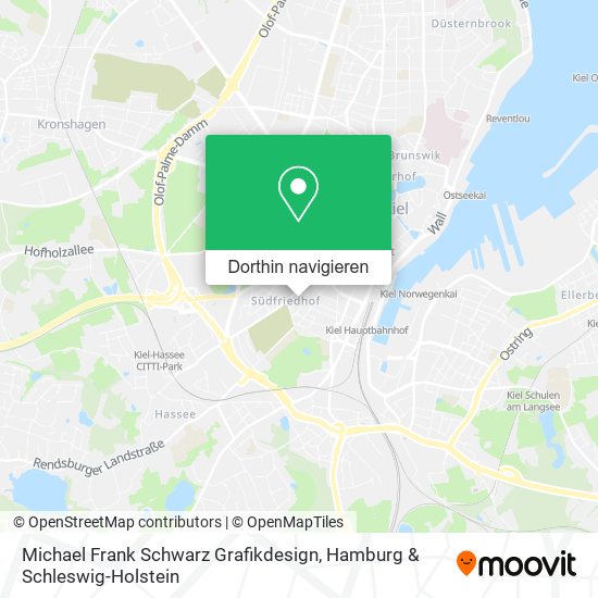 Michael Frank Schwarz Grafikdesign Karte
