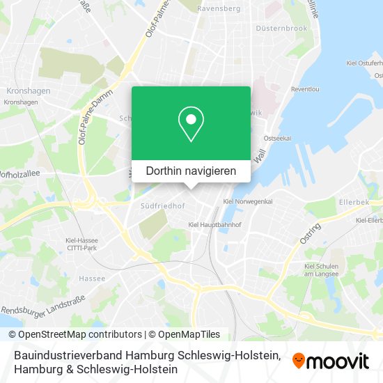 Bauindustrieverband Hamburg Schleswig-Holstein Karte