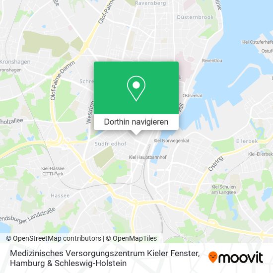 Medizinisches Versorgungszentrum Kieler Fenster Karte