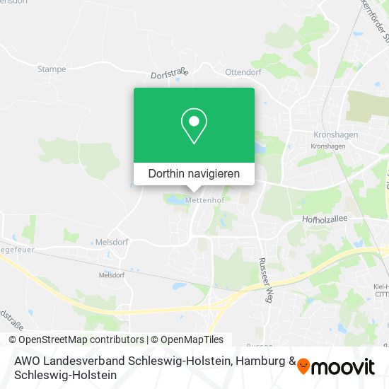 AWO Landesverband Schleswig-Holstein Karte