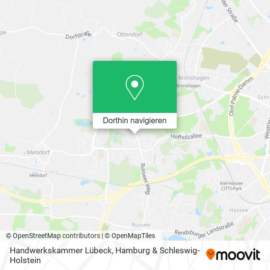 Handwerkskammer Lübeck Karte