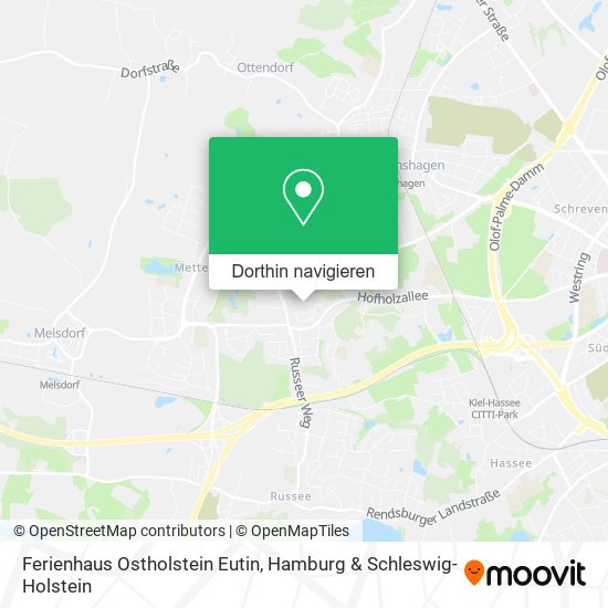Ferienhaus Ostholstein Eutin Karte