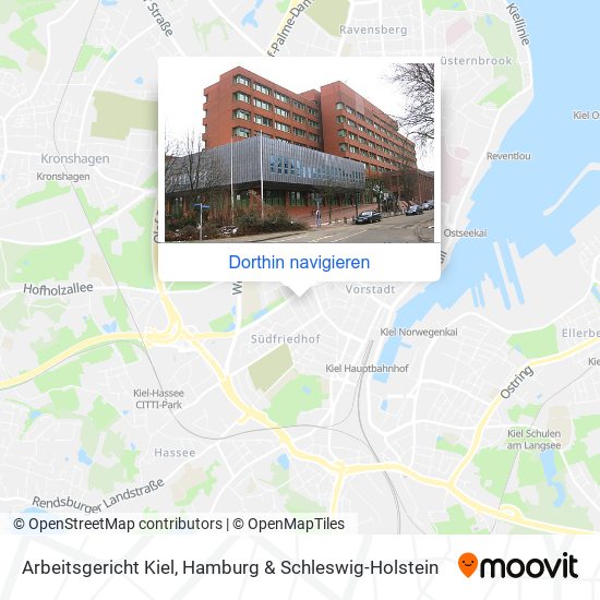 Arbeitsgericht Kiel Karte