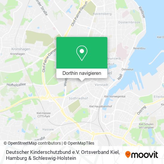 Deutscher Kinderschutzbund e.V. Ortsverband Kiel Karte