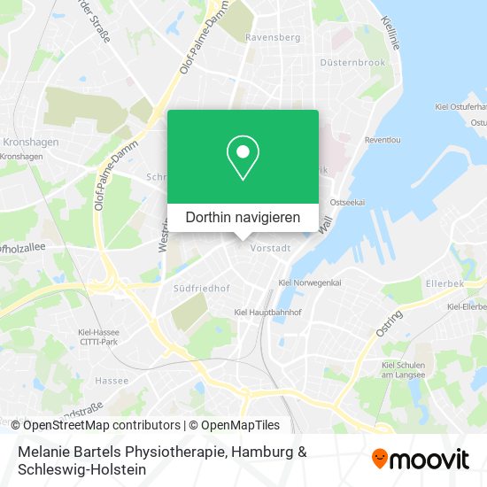 Melanie Bartels Physiotherapie Karte