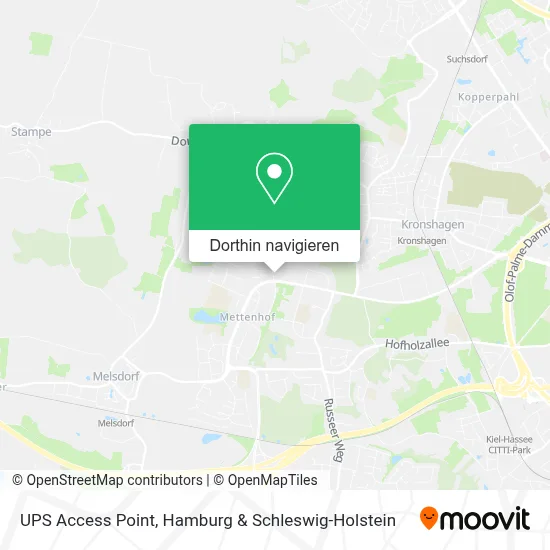 UPS Access Point Karte