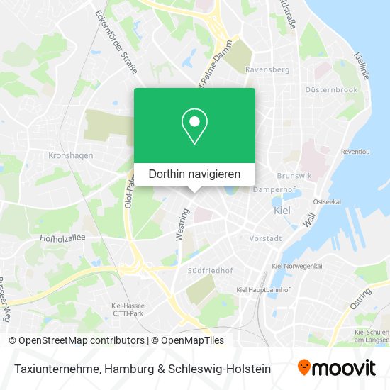 Taxiunternehme Karte