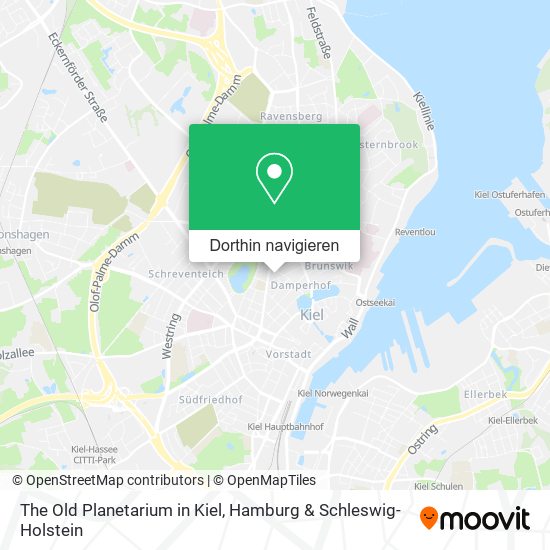 The Old Planetarium in Kiel Karte