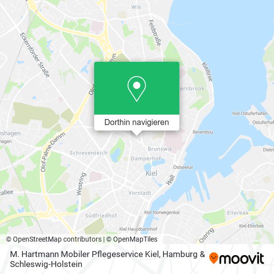 M. Hartmann Mobiler Pflegeservice Kiel Karte