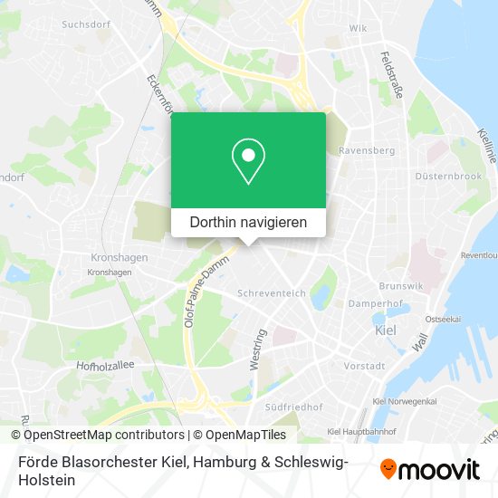 Förde Blasorchester Kiel Karte