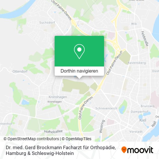 Dr. med. Gerd Brockmann Facharzt für Orthopädie Karte