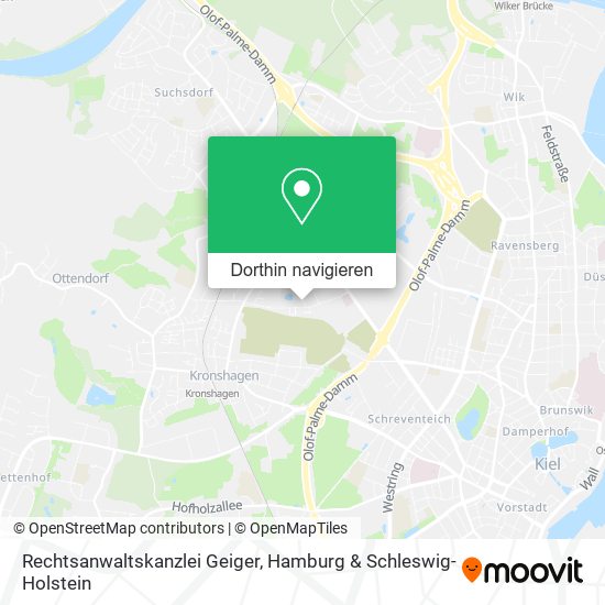 Rechtsanwaltskanzlei Geiger Karte