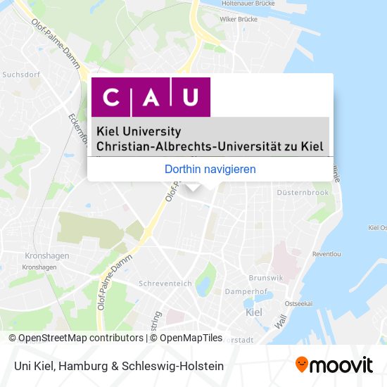 Uni Kiel Karte