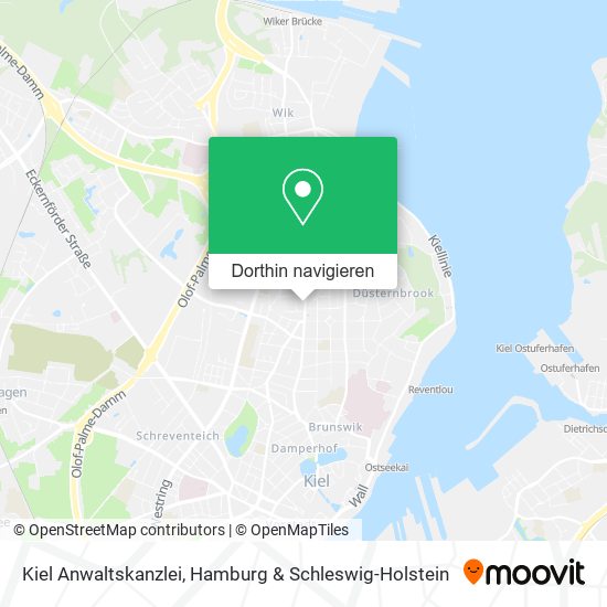 Kiel Anwaltskanzlei Karte