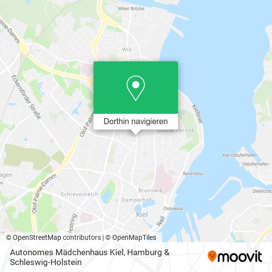 Autonomes Mädchenhaus Kiel Karte