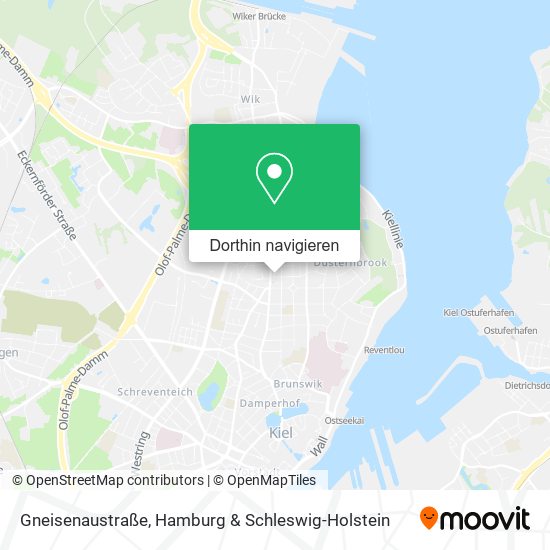 Gneisenaustraße Karte
