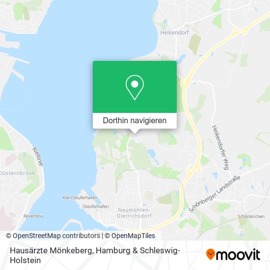 Hausärzte Mönkeberg Karte