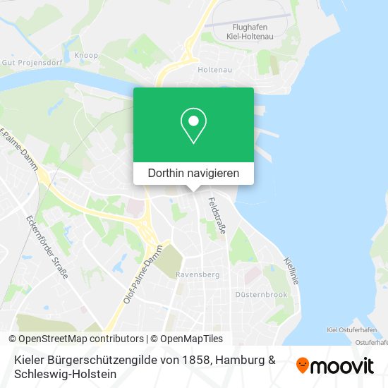 Kieler Bürgerschützengilde von 1858 Karte