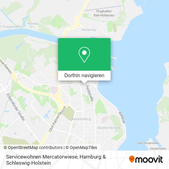 Servicewohnen Mercatorwiese Karte