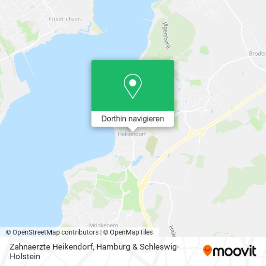 Zahnaerzte Heikendorf Karte