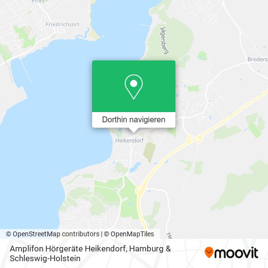 Amplifon Hörgeräte Heikendorf Karte