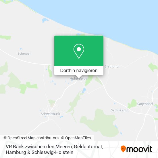 VR Bank zwischen den Meeren, Geldautomat Karte
