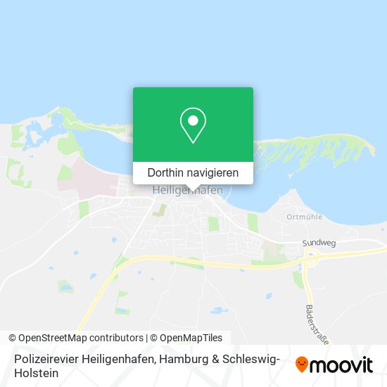 Polizeirevier Heiligenhafen Karte
