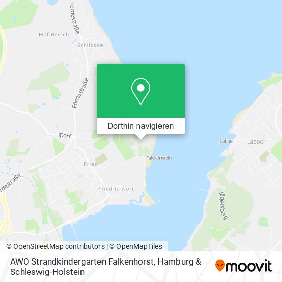 AWO Strandkindergarten Falkenhorst Karte