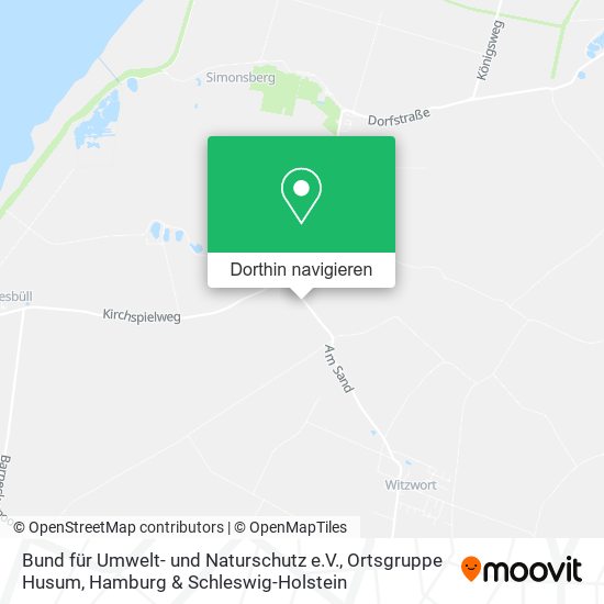 Bund für Umwelt- und Naturschutz e.V., Ortsgruppe Husum Karte