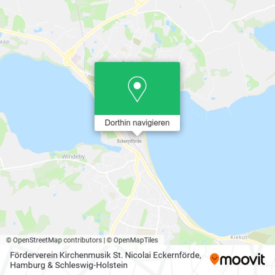 Förderverein Kirchenmusik St. Nicolai Eckernförde Karte