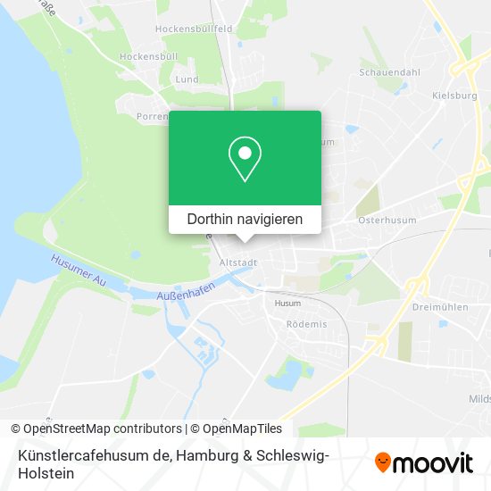 Künstlercafehusum de Karte