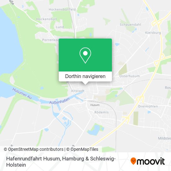 Hafenrundfahrt Husum Karte