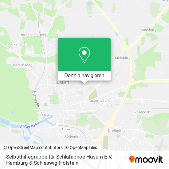 Selbsthilfegruppe für Schlafapnoe Husum E V Karte