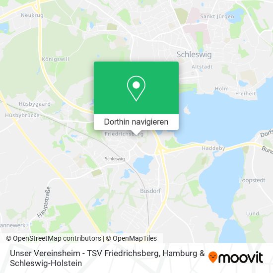 Unser Vereinsheim - TSV Friedrichsberg Karte